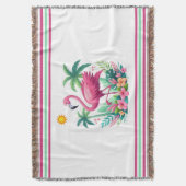 Couverture Flamingo rose tropicale/Floride (devant Vertical)