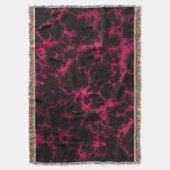 Couverture Flammes vives tachetées rose et noir (devant Vertical)
