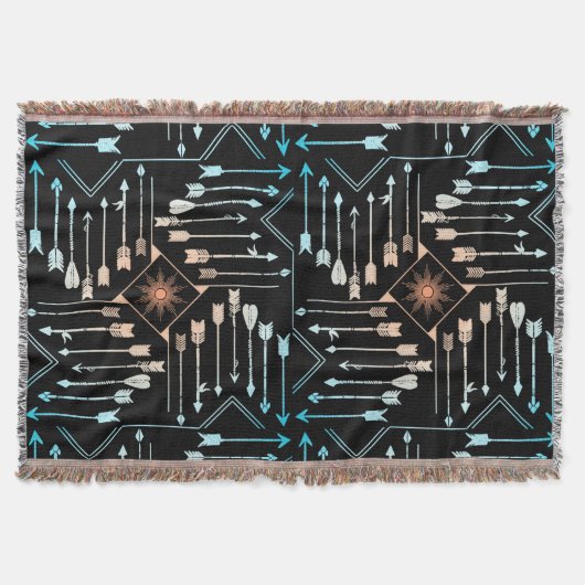 Couverture Flèches Boho et Sun V1 ID748 (Devant)