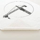 Couverture flechique de sherpa avec graphique de g (3/4)