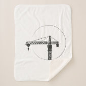 Couverture flechique de sherpa avec graphique de g (Devant)