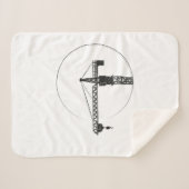 Couverture flechique de sherpa avec graphique de g (Devant (Horizontal))