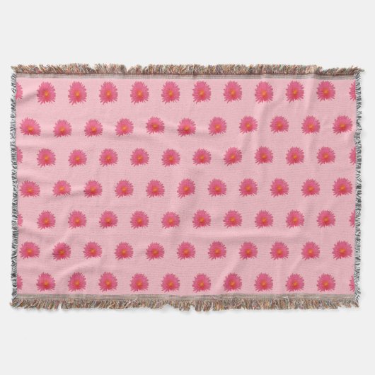 Couverture Fleur Aptenia rose Motif sans couture sur (Devant)