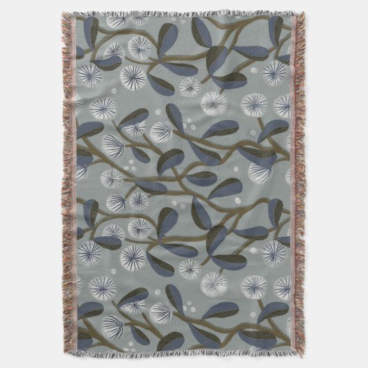Couverture Fleur bouffante design motif (devant Vertical)