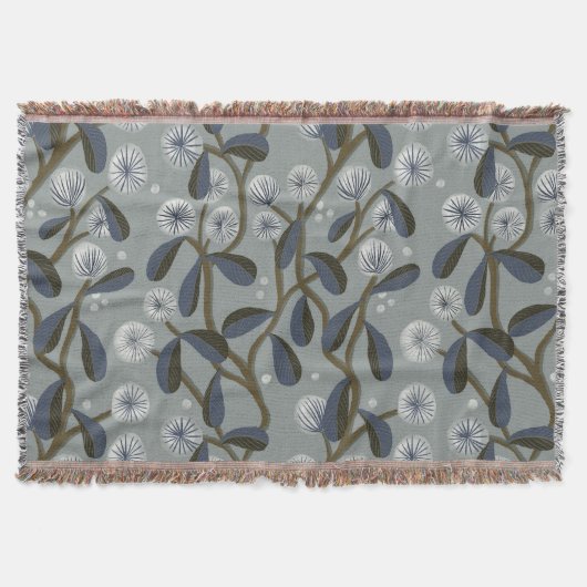 Couverture Fleur bouffante design motif (Devant)