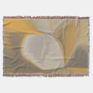 Couverture Fleur de coin florale abstraite élégante jaune bla