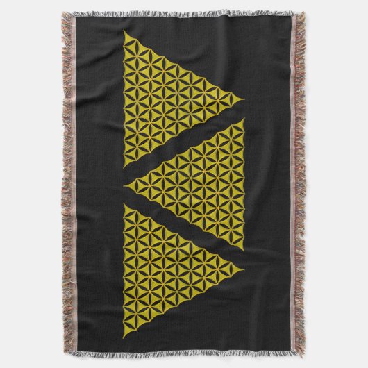 Couverture Fleur de la vie / Blume des Lebens - or pyramide (devant Vertical)