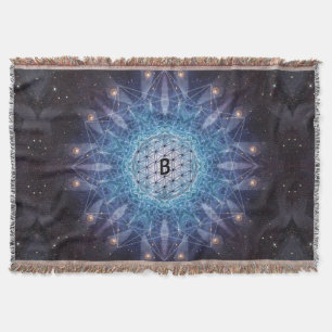 Couverture Fleur de la vie/de cadeau spirituel personnalisé