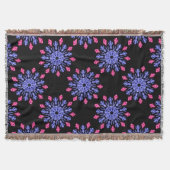 Couverture Fleur de néon bleu et rouge (Devant)