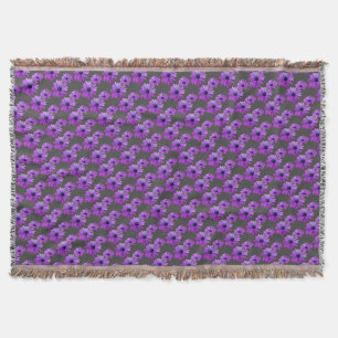 Couverture Fleur de Pâquerette Violet Couverture J