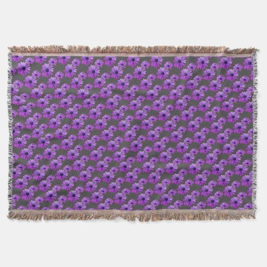 Couverture Fleur de Pâquerette Violet Couverture J (Devant)