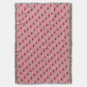 Couverture Fleur de pavot rouge et bleu rose (devant Vertical)