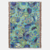 Couverture Fleur de pouvoir fleurs à pétales bleus (devant Vertical)