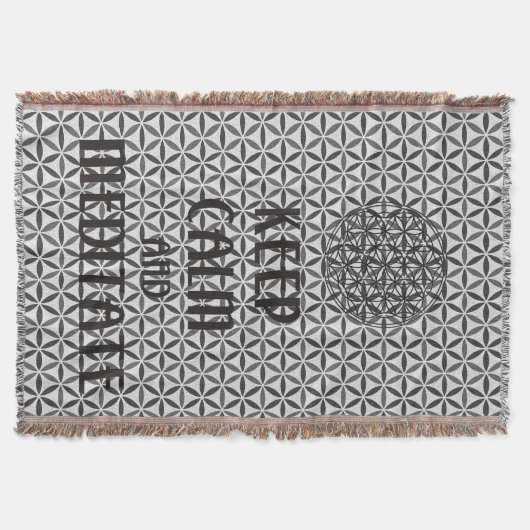 Couverture Fleur de vie - GARDEZ CALME et MÉDITATE (Devant)