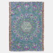 Couverture Fleur De Vie - Mandala India Style 1 (devant Vertical)