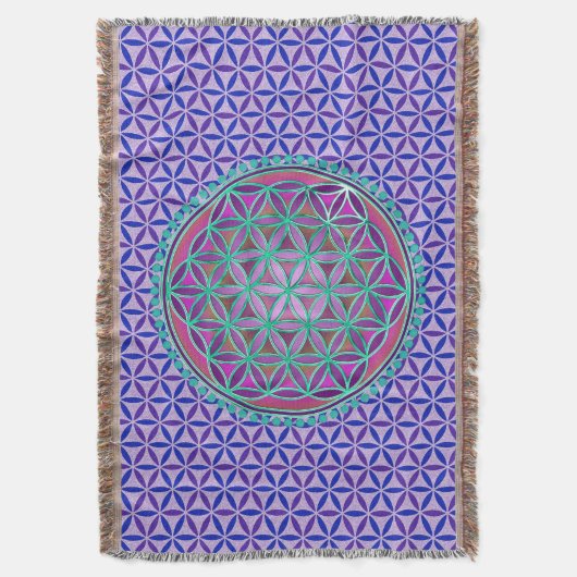 Couverture Fleur de vie - motif de timbre - BG 4 (devant Vertical)