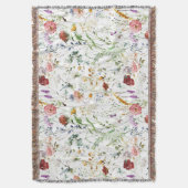 Couverture Fleur d'eau-forte de printemps sauvage Boho (devant Vertical)