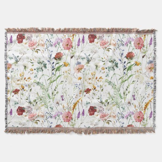 Couverture Fleur d'eau-forte de printemps sauvage Boho (Devant)