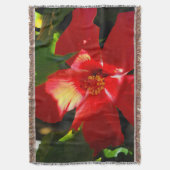 Couverture Fleur d'Hibiscus rouge au soleil (devant Vertical)