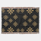 Couverture Fleur foetale géométrique étoilée (Devant)