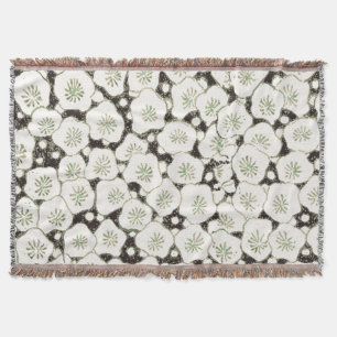 Couverture Fleur japonaise vintage 1902 : Fleur noire et blan