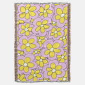 Couverture Fleur Jaune et Rose dessinée à la main (devant Vertical)