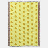 Couverture Fleur jonquille jaune Motif sans couture sur (devant Vertical)