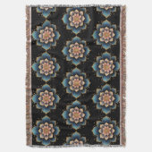 Couverture Fleur Mandala Lotus aux cristaux étincelants (devant Vertical)