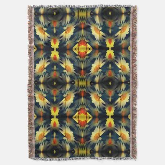 Couverture Fleur marguerite jaune Abstrait (devant Vertical)