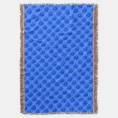 Couverture Fleur Rose Bleue Couvre-lit Cadeau Couv (devant Vertical)