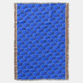 Couverture Fleur Rose Bleue Couvre-lit Rose Cadeau (devant Vertical)