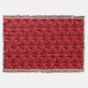 Couverture Fleur rose rouge vif Belle florale
