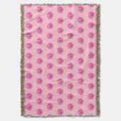 Couverture Fleur rose Zinnia Motif sans couture sur (devant Vertical)