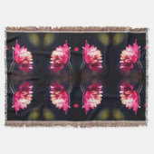 Couverture Fleur Rouge Au Soleil Abstrait (Devant)