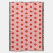 Couverture Fleur rouge marguerite Motif sans couture sur la c (devant Vertical)