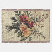 Couverture Fleur rustique et calligraphie - Papier Brown viei (Devant)