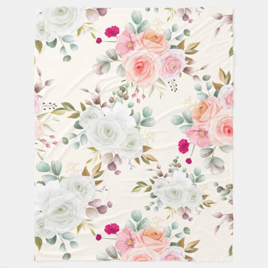 couverture fleurie bien-aimée (Devant)