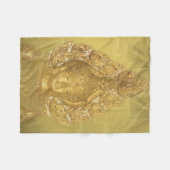 couverture fleurie bouddha dorée (Devant (Horizontal))