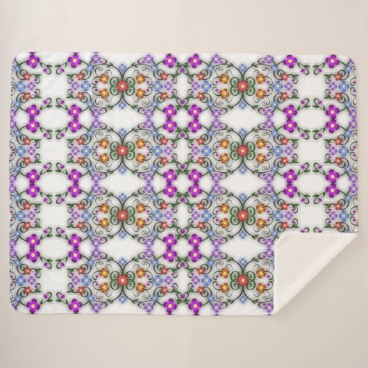 couverture fleurie ornementale (Devant (Horizontal))