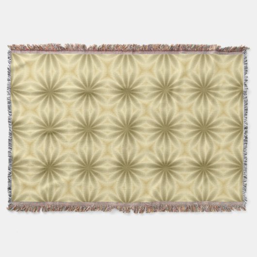 Couverture Fleurs Abstraites d'or (Devant)
