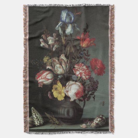 Couverture Fleurs Baroques Anciennes par Balthasar van der As (devant Vertical)