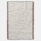 Couverture Fleurs blanches crème jolies (devant Vertical)