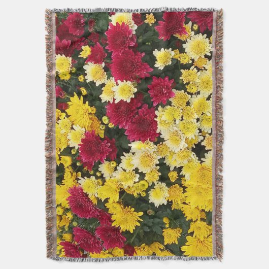 Couverture Fleurs Chrysanthème d'automne en or rouge (devant Vertical)