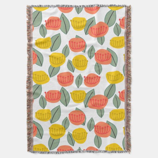 Couverture Fleurs corail et or (devant Vertical)