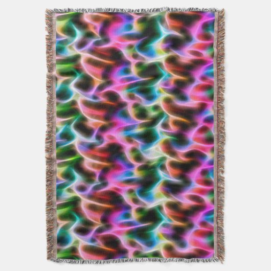 Couverture Fleurs dans coussin abstrait couleur pastel (devant Vertical)