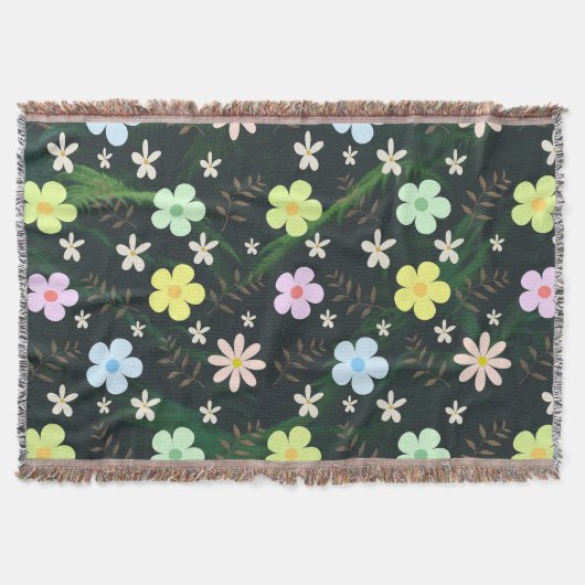 Couverture Fleurs d'aquarelle dans la forêt verte (Devant)