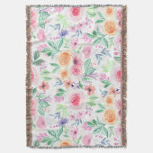 Couverture Fleurs d'aquarelle et feuilles (devant Vertical)