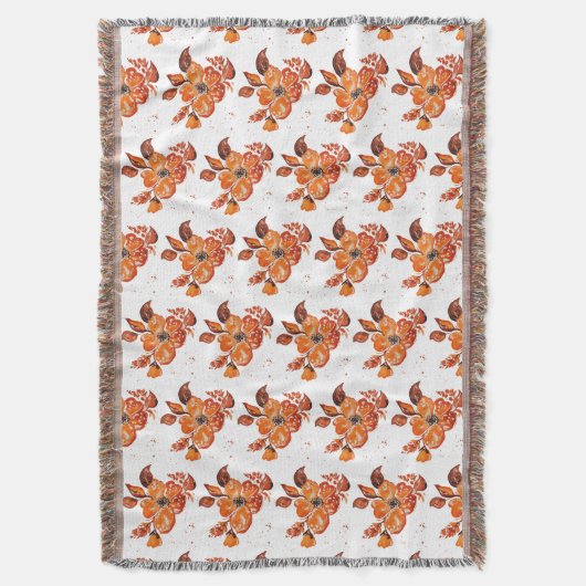 Couverture Fleurs d'aquarelle orange I (devant Vertical)