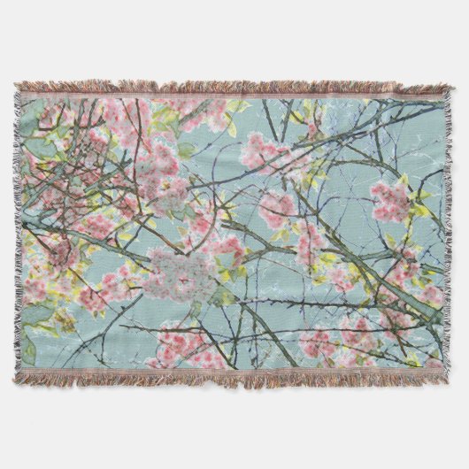 Couverture Fleurs de cerisier tissées de Japonais de (Devant)