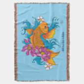 Couverture Fleurs de cerisiers de Lotus Koi Fish (devant Vertical)